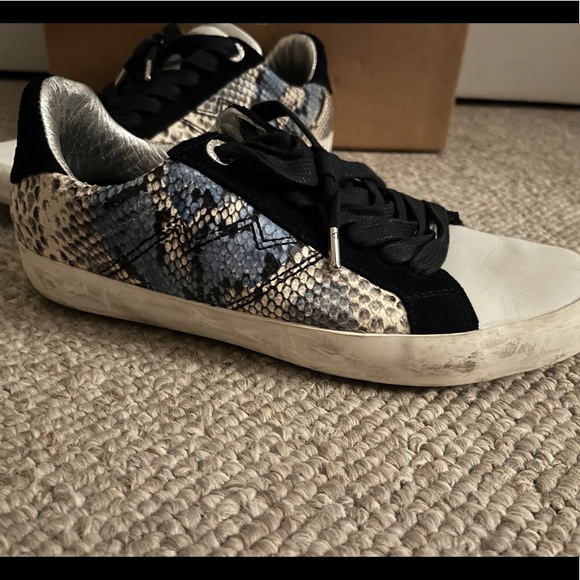 Zadig & Voltaire Used Painted Wild Sneakers (39) - Picture 4 of 7